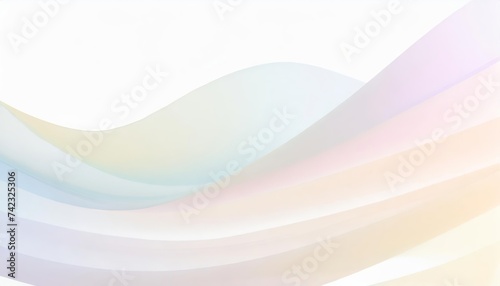 グラデーションのウエーブライン