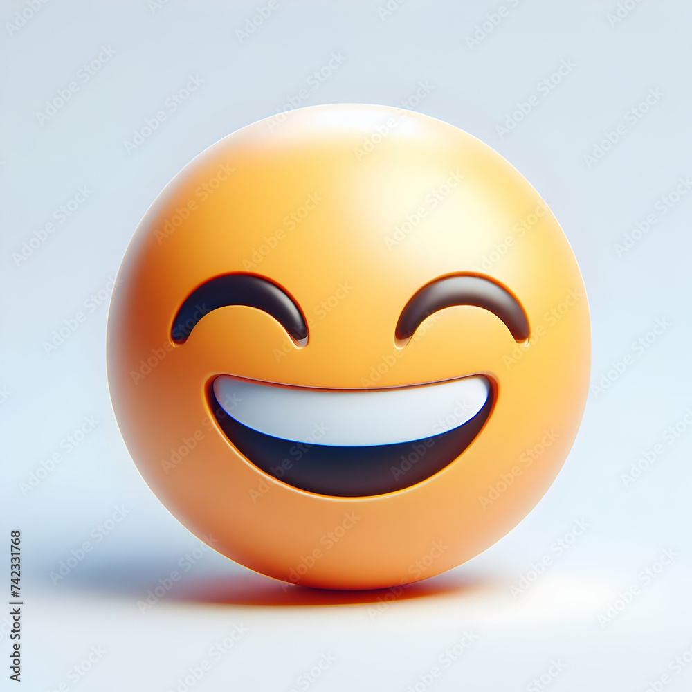 Fototapeta premium laughing emoji
