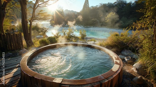 Hot springs, Pucon, Araucania Region, Chile photo