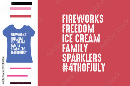 4th of July t shirt design 