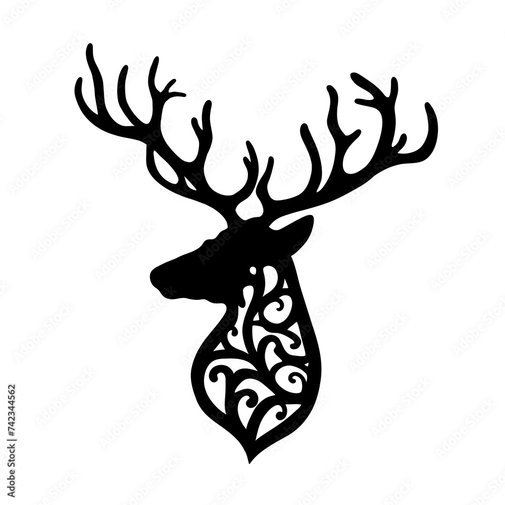 deer silhouette deer silhouette