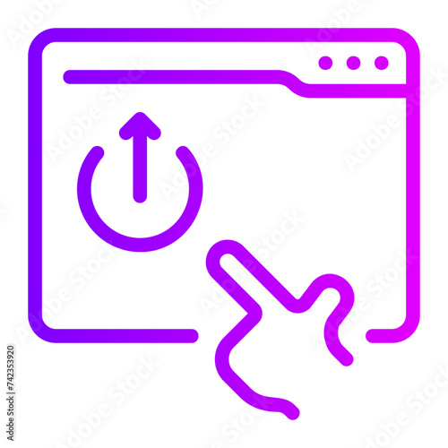 upgrade subscription gradient icon