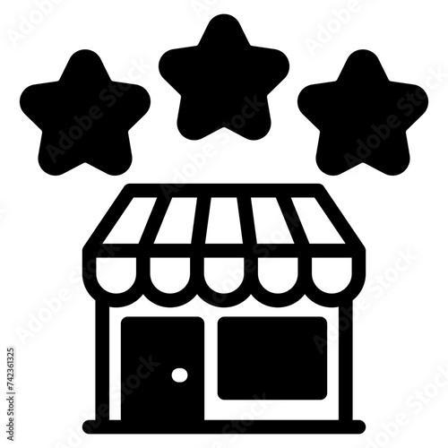 store rating star icon