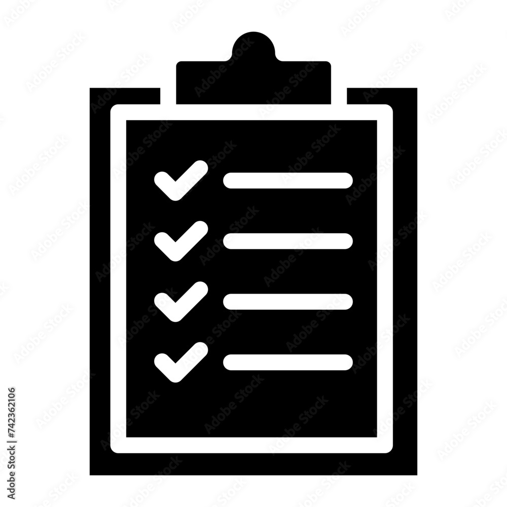 clipboard with checkmark icon clipboard with checkmark icon