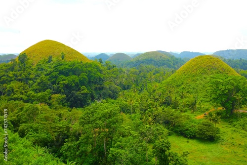 The Chocolate Hills in the Philippines