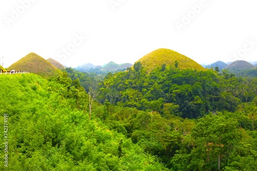 The Chocolate Hills in the Philippines