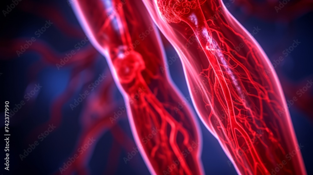 Deep vein thrombosis DVT. A medical condition that occurs when a blood