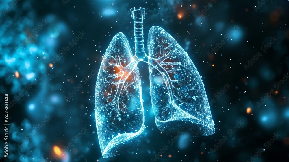 Explore the dynamic of lung disease. Human lungs X-ray anatomy ...