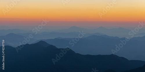 mountains in the morning © arwiyada