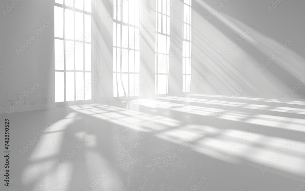 Obraz premium backgroundWhite tone , Studio light room. 