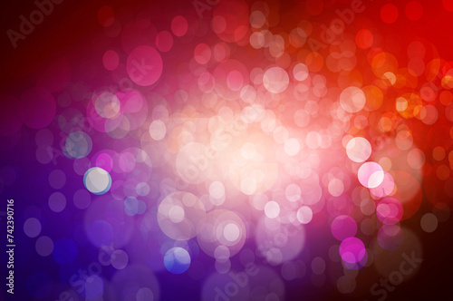 abstract bokeh background red and white