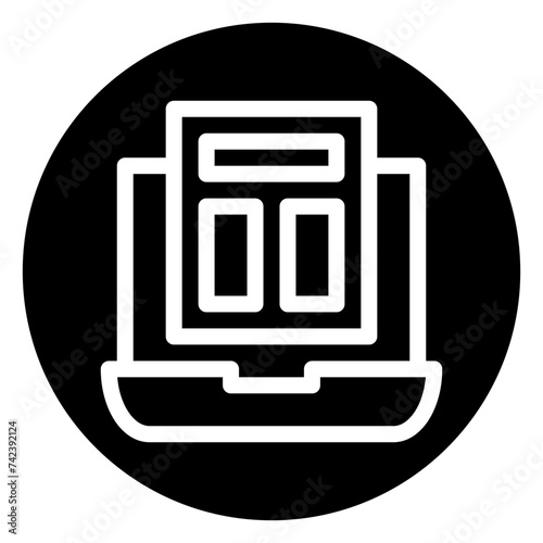 news glyph icon