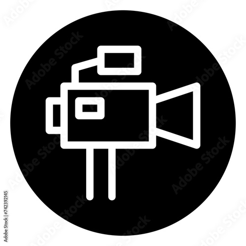 camera glyph icon