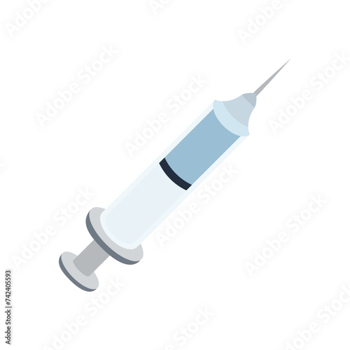 A medical syringe vector symbol illustration emoji