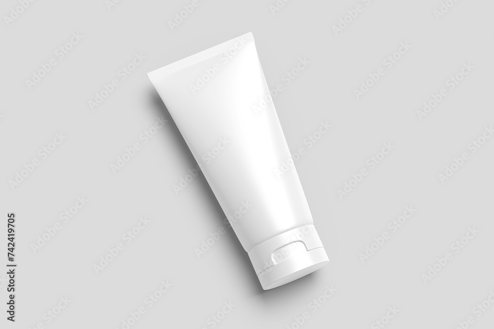 Cosmetic Tube Blank Mockup Cosmetic Tube Blank Mockup
