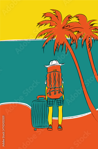 バックパッカーのイメージ