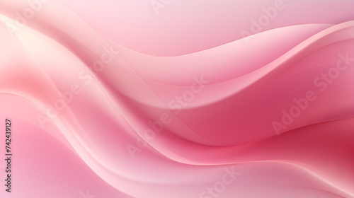 Delicate pink waves forming a graceful ,Pink and White Shiny Wave Background Illustration ,Abstract pink background