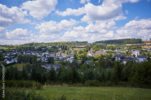 Blick auf Cobbenrode, Eslohe, Sauerland, HSK photo