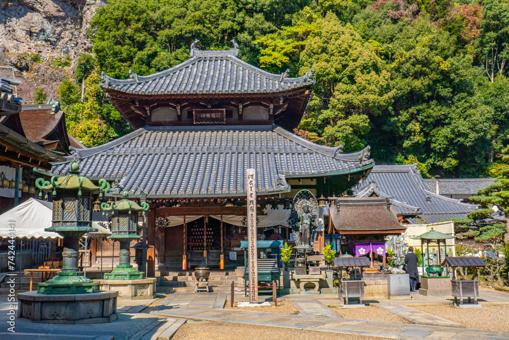 Obraz premium 風情あるお寺風景