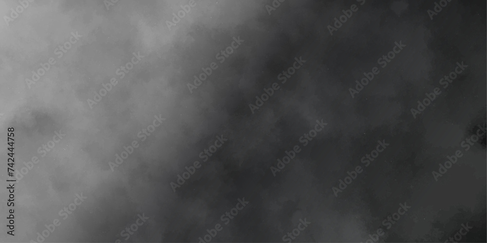 Black mist or smog background of smoke vape smoky illustration fog and smoke,reflection of neon transparent smoke,smoke swirls smoke exploding realistic fog or mist fog effect.cloudscape atmosphere.
