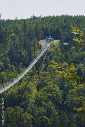 Skywalk, Hängebrücke in Hessen, Willingen, Upland - Zwei Wochen vor Eröffnung 2023 - Wanderung  photo