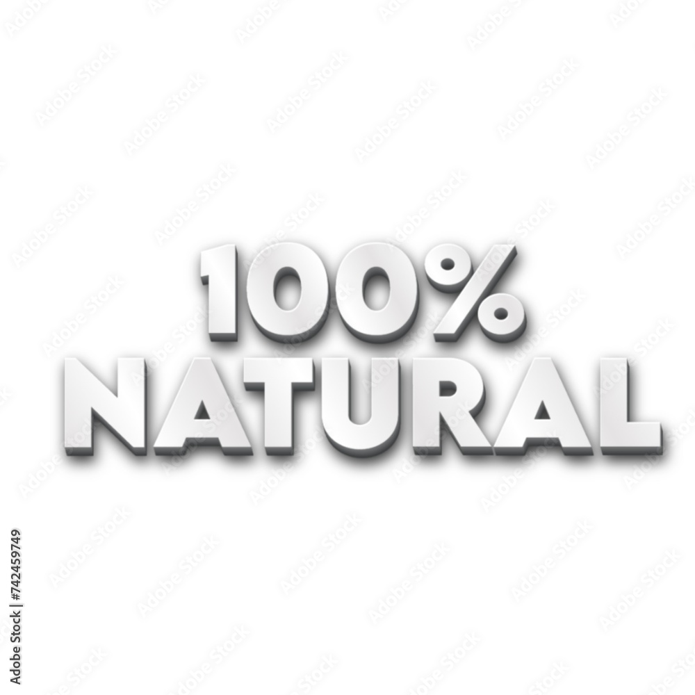 3D 100% National poster art