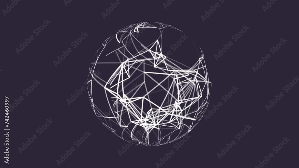 plexus globe planet network connection moving dots and lines, Digital data network connection structure. Plexus effect plexus globe planet network connection moving dots and lines, Digital data network connection structure. Plexus effect