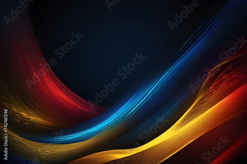 abstract colorful wave digital gradient wave background