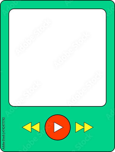 Free Download Cute Window Frame retro Interface polaroid photos frame - GFXLoad
