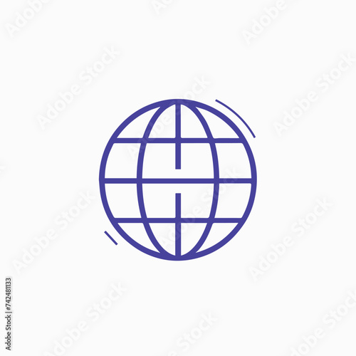 Globe in cartoon  doodle style. Image for t-shirt  web  mobile apps and ui. Isolated 2d vector illustration in logo  icon  sketch style  Eps 10. AI Generative