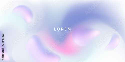Abstract blurred background, colorful design Vector illustration