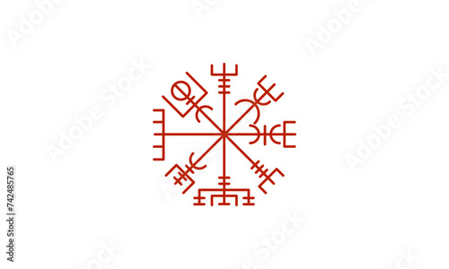 vector of vegvisir symbol logo