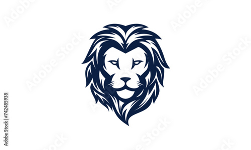 vector of lion head logo