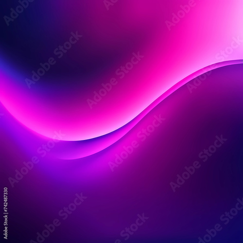 abstract purple background with waves, generative ai