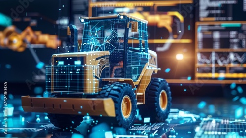 Transforming the digital process of mining into a tangible form