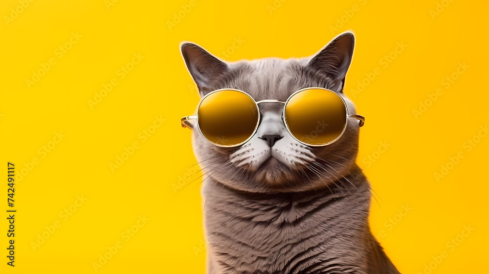 Obraz premium cat background