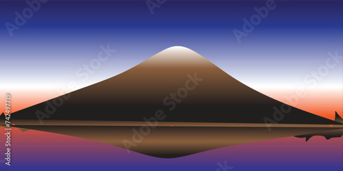 Stunning night panorama of Lake Bachalp/Bachalpsee, Switzerland. Beautiful autumn sunset in Swiss mountains, Grindelwald, Bernese Oberland, Europe. Beauty of nature concept background.