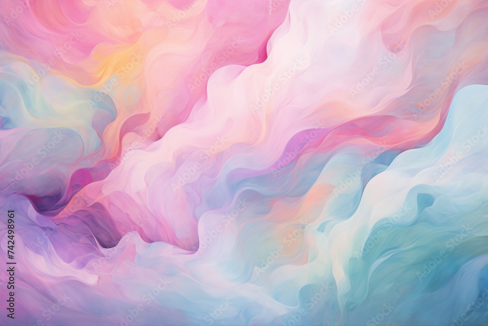 Beyond the splash, beneath the vibrant surface, a universe of abstract emotion awaits on this colorful canvas.