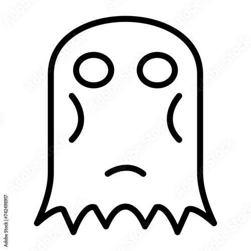 Ghost line icon