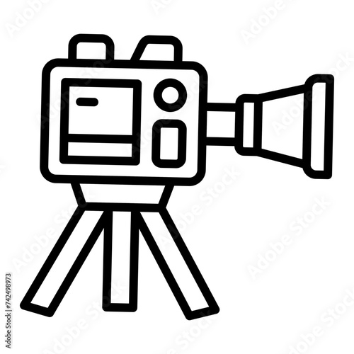 Video Camera line icon