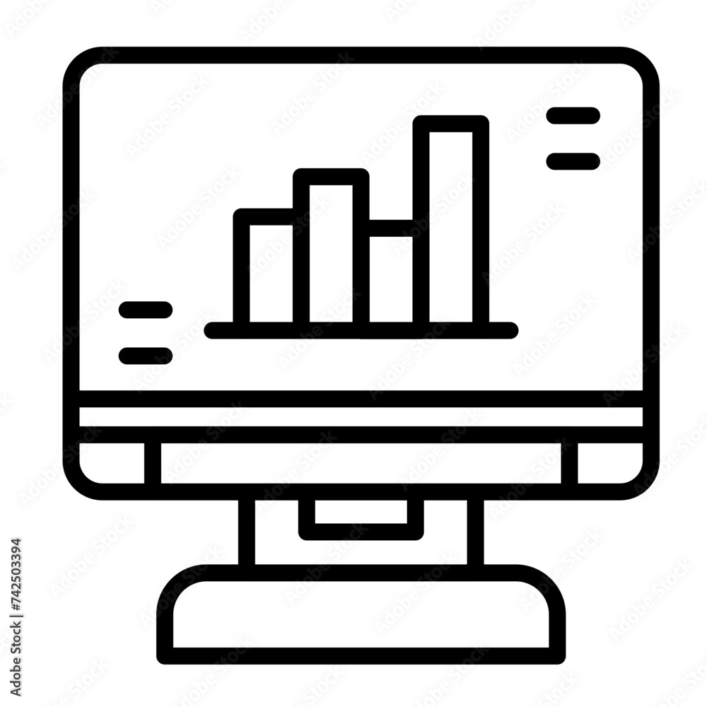 Analytics line icon Analytics line icon