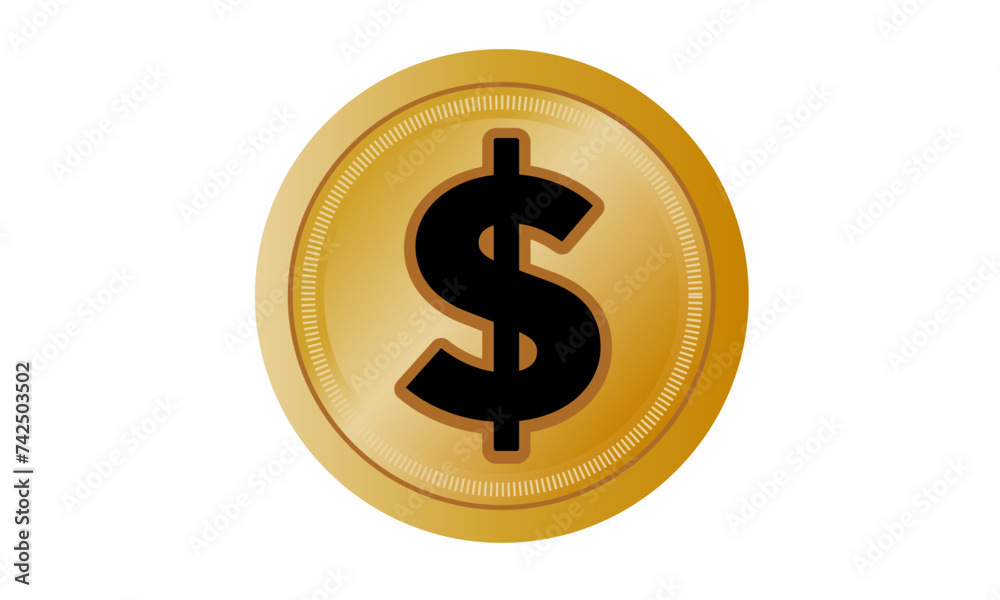 ドル$コイン イラスト 通貨 ドル$コイン イラスト 通貨