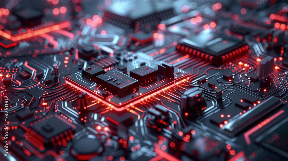 Utilize your skills as a 3D animator to bring to life a dynamic scene featuring a blend of microchip elements and cutting edge technology Utilize your skills as a 3D animator to bring to life a dynamic scene featuring a blend of microchip elements and cutting edge technology