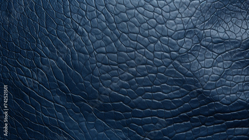 surface of the dark blue leather luxury for elegant background