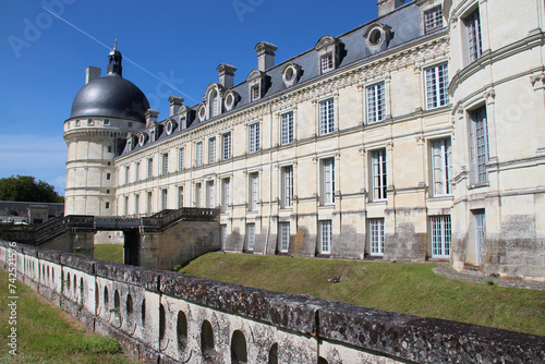gothic and renaissance castle in valencay in france 