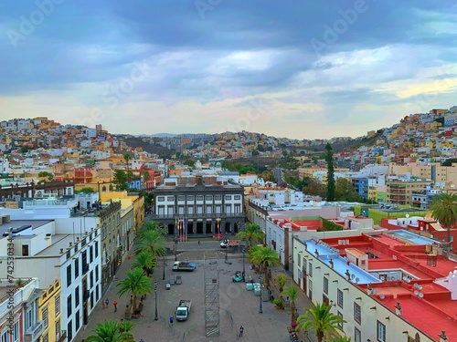 Vista desde la Catedral de Gran Canaria, Las Palmas. España © Don Perucho