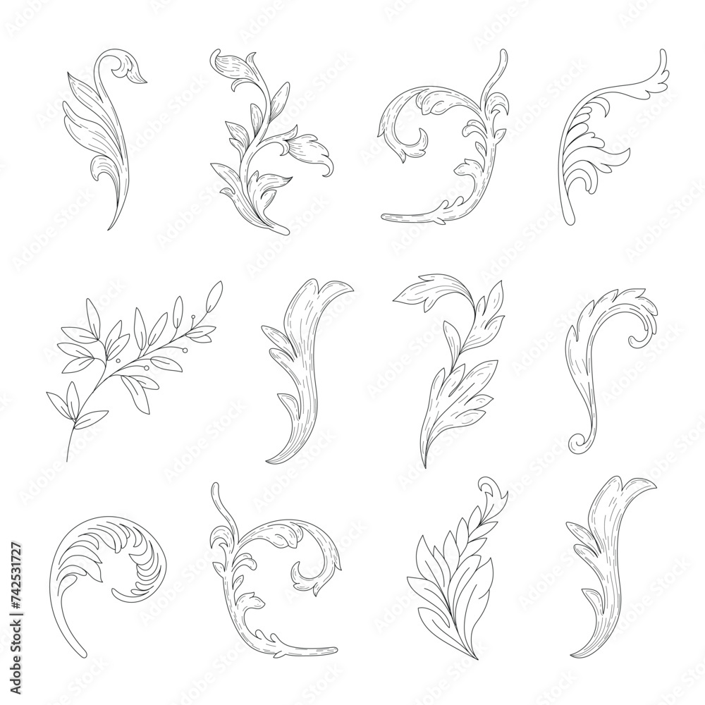 Hand drawn doodle design elements, black on white background. Hand drawn doodle design elements, black on white background.