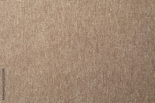 Texture of brown fabric as background, top view