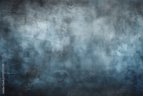 Processed collage of dark blue plaster material texture. Background for banner  backdrop or texture