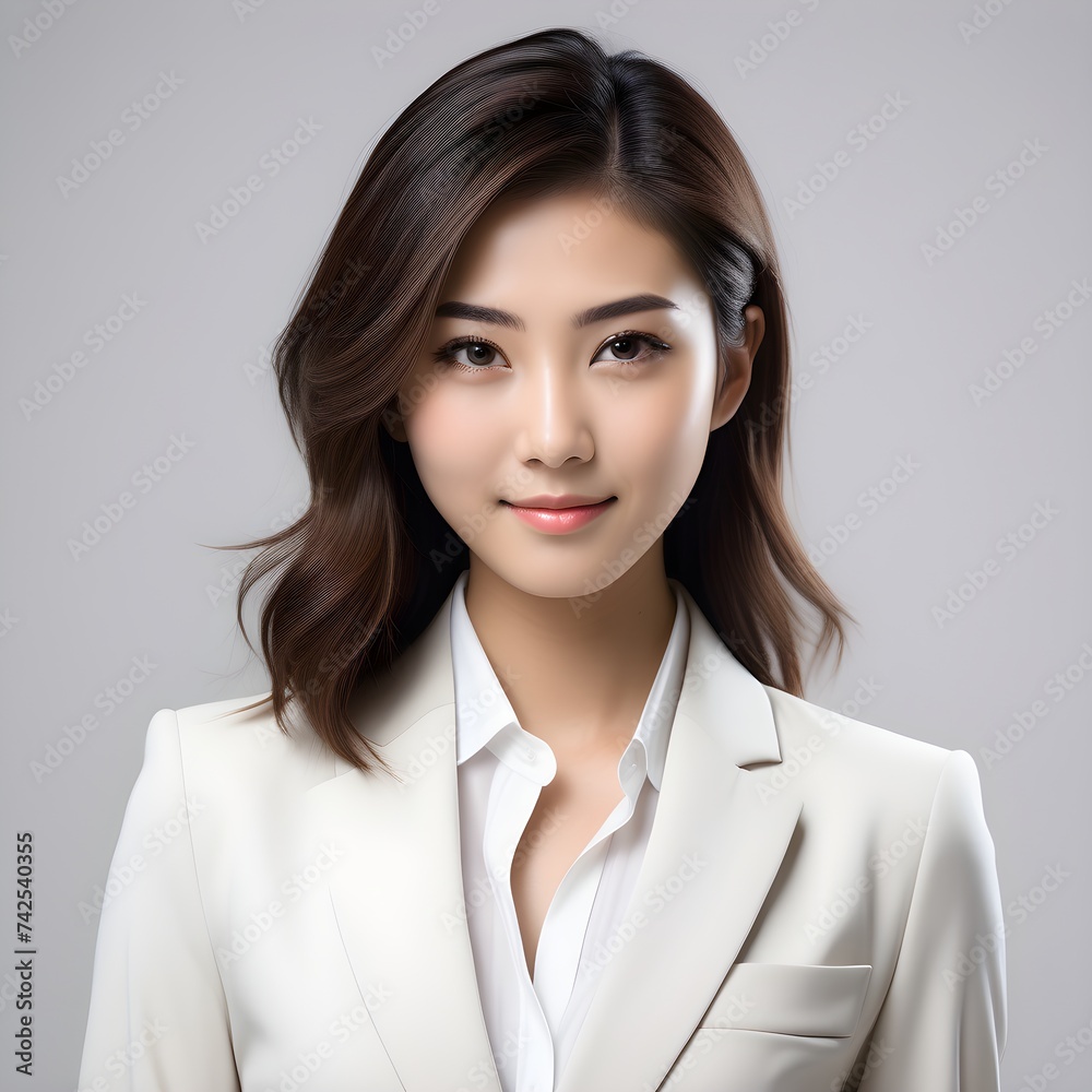 Professional Headshot Of A 20 Year Old Japanese Girl In Business Attire Professional Headshot Of A 20 Year Old Japanese Girl In Business Attire